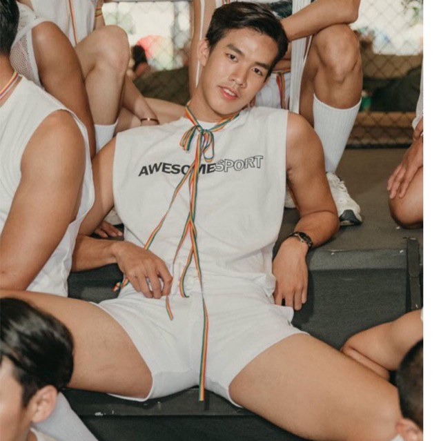 OVS12 เสื้อเเขนกุด เส้นด้าย no.32 ทรงโอเวอร์ไซส์