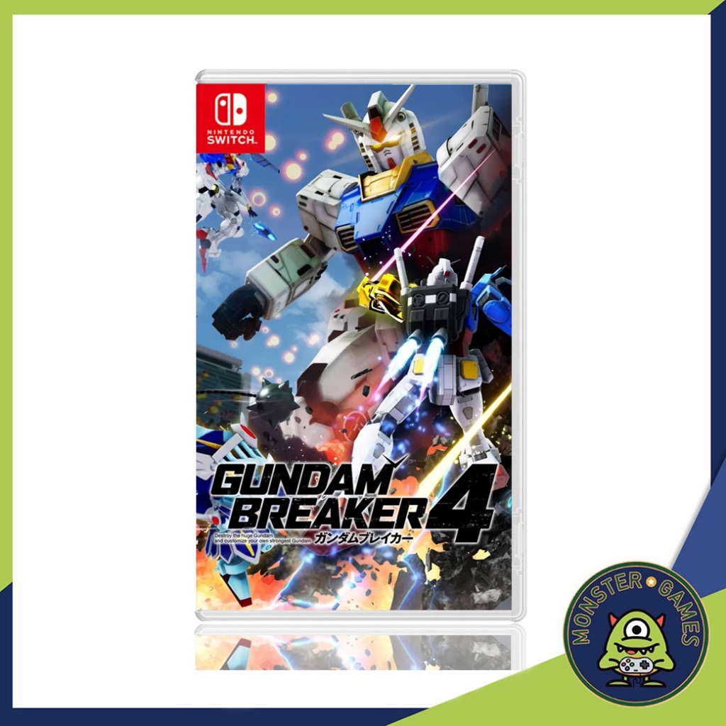 Gundam Breaker 4 Nintendo Switch Game แผ่นแท้มือ1!!!!! (Gundam Breaker 4 Switch)(Gundam 4 Switch)