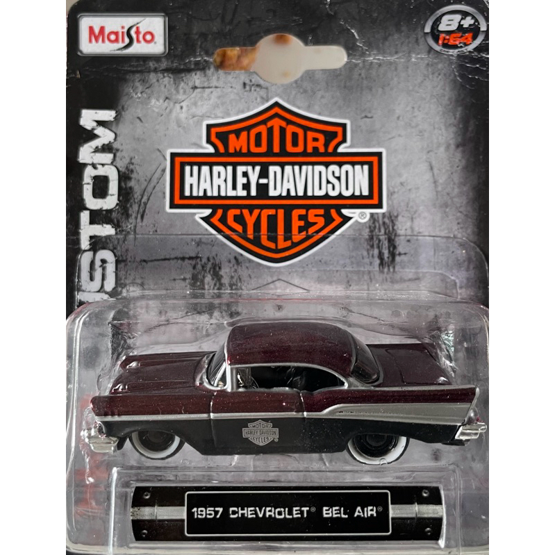 MAISTO HARLEY DAVIDSON 1957 CHEVY BEL AIR 1:64 scale