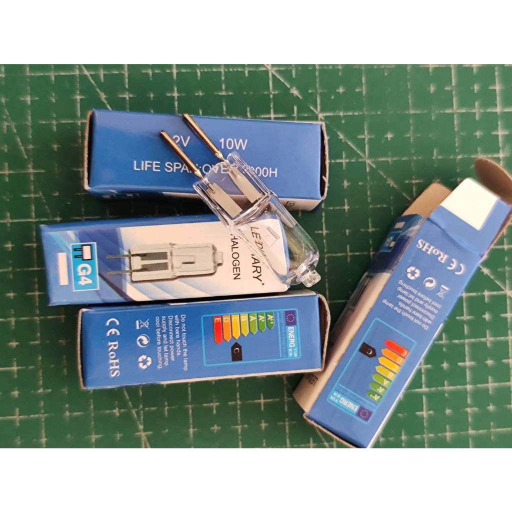 Super Bright G4 12V 10W หลอดไฟโคมไฟแสงสีวอร์มไวท์ 10W12V 12V10W G4 12V10W