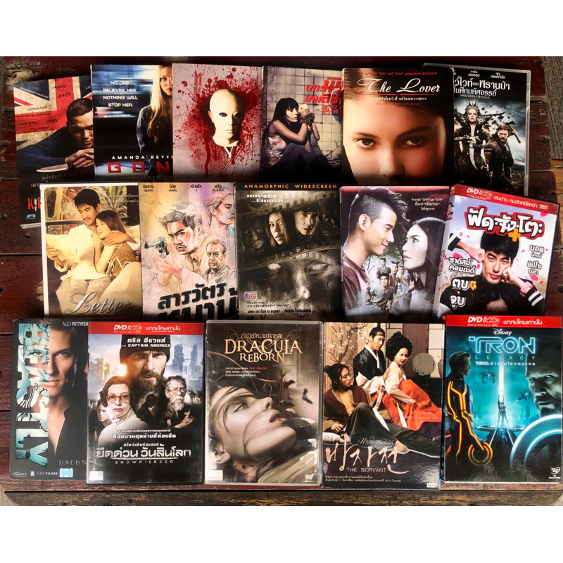 แผ่นหนังDVD แผ่นแท้ แผ่นสภาพดี มีหลายเรื่อง