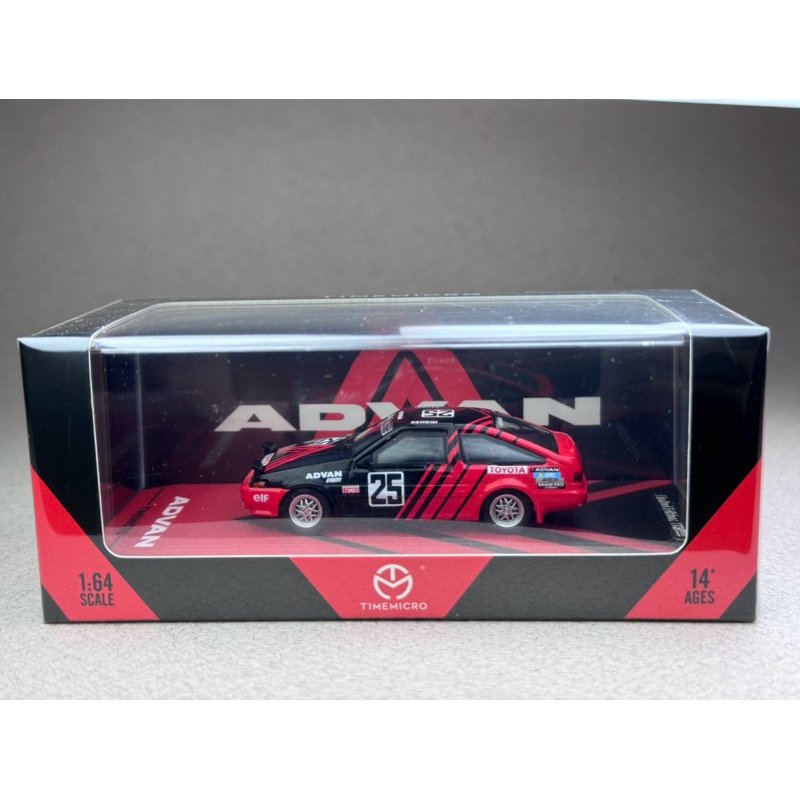 🔹Toyota AE86 Advan Scale 1:64 ยี่ห้อ Timemicro