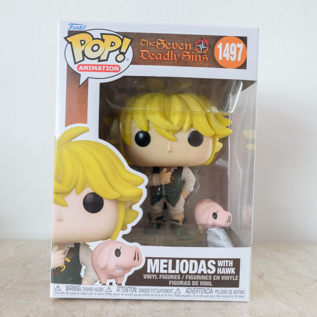 🏺 [Seven Deadly Sins] 🏺  Funko Anime The Seven Deadly Sins Pop! & Buddy Meliodas With Hawk  ของแท้ ก