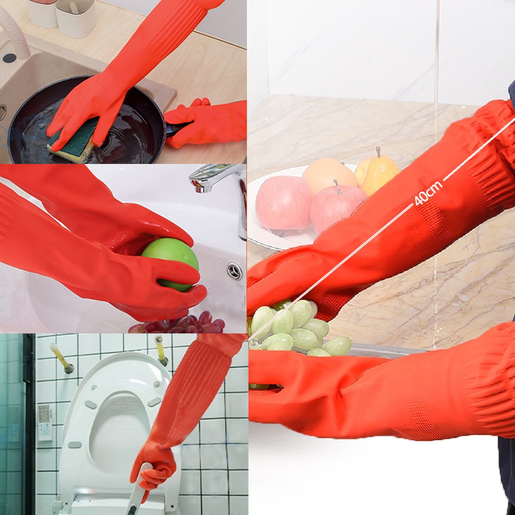 ถุงมือไนไตรล์สีเขียวหนาพิเศษทนต่อสารเคมีเกรดอาหาร s, m, l, XL(1 คู่ต่อแพ็ค)