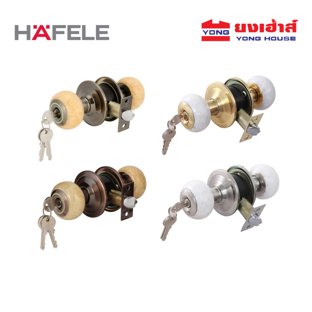 HAFELE ลูกบิดประตู ทั่วไป 489.93.711 489.93.710 489.93.612 489.93.613 ห้องน้ำ 489.93.715 489.93.714