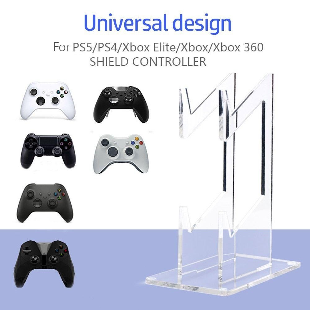 อุปกรณ์ควบคุมเกมผู้ถือโปร่งใสสำหรับ PS5 และ PS4 PS3 Xbox