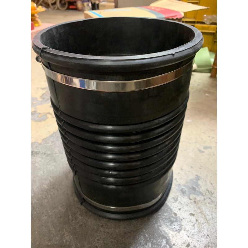 ท่อกันทรุด ท่อเฟล็กซ์ FLEX ขนาด 6 นิ้ว ยาว 30 ซม. ( 6"x12" นิ้ว ) พร้อมข้อรัด ใช้สวมท่อประปา PVC
