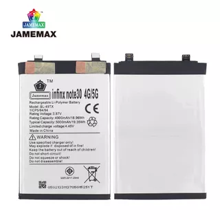 JAMEMAX แบตเตอรี่ Battery infinix Note 30 4G 5G model BL-49TX แบตแท้ อินฟินิกซ ฟรีชุดไขคว
