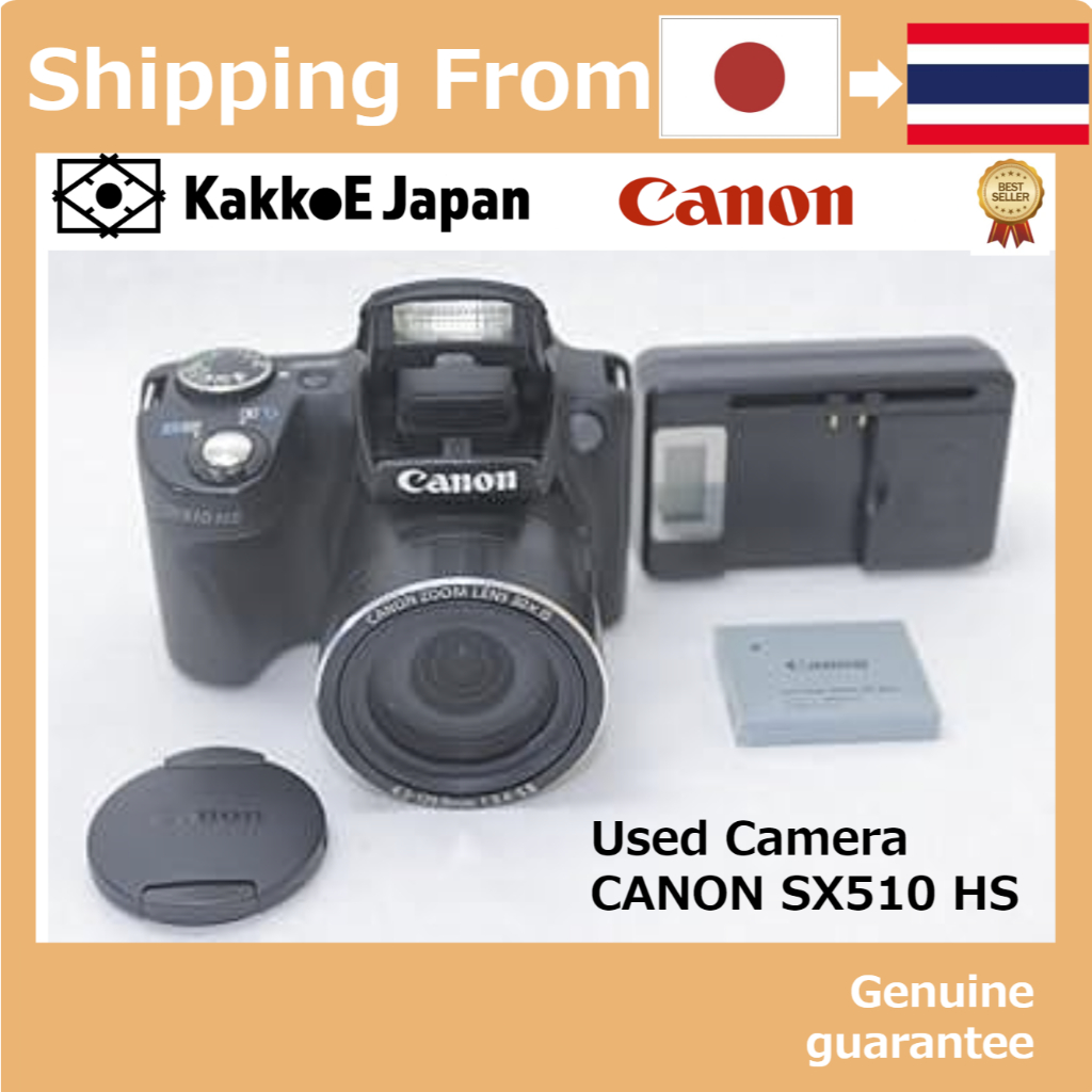 มือสอง [กล้องมือสองของญี่ปุ่น] กล้องดิจิตอล Canon Powershot Sx510 Hs มุมกว้าง 24 มม. 30X ซูมออปติคัล