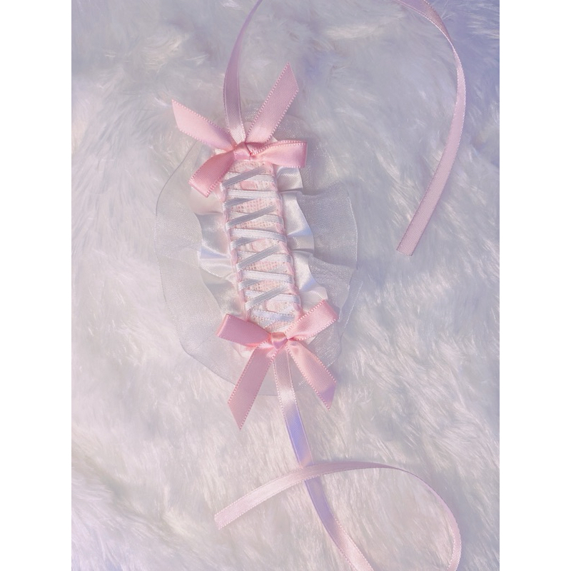 ชุดตุ๊กตา10cm ที่คาดผมลูกไม้ แต่งระบาย โลลิต้า loliruffle