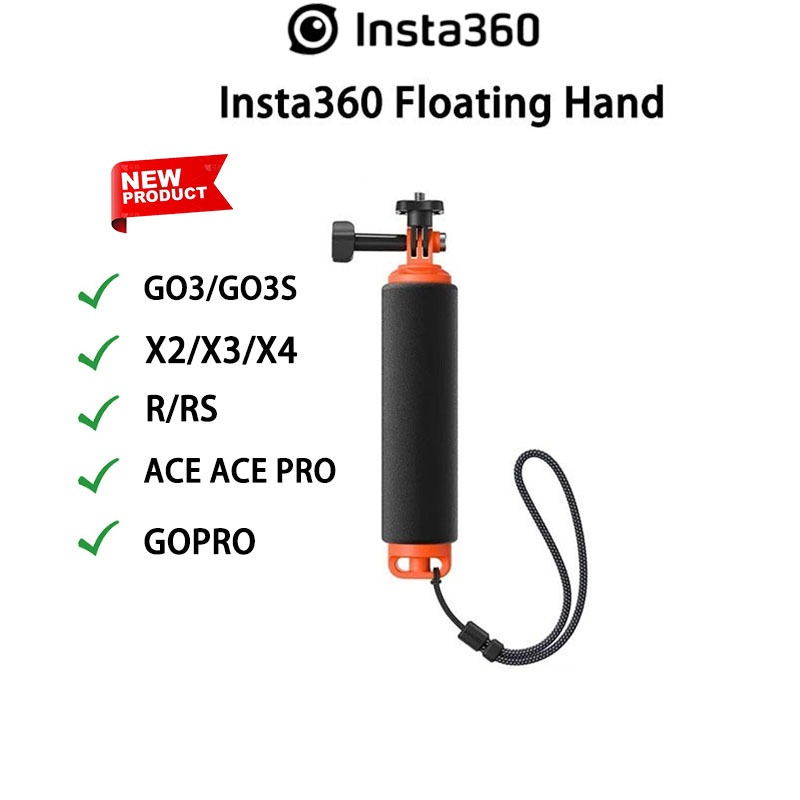 2024 New Insta360 Floating Hand for Insta360 ONE X4/X3/X2/RS/ACE PRO/ACE PRO 2/GO 3/GO 3S camera accessories
