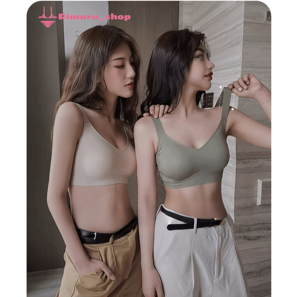 เสื้อชั้นใน ชุดชั้นในยางพาราเจลลี่ แบบบาง ไร้รอยต่อ ป้องกันการหย่อนคล้อย สําหรับผู้หญิง