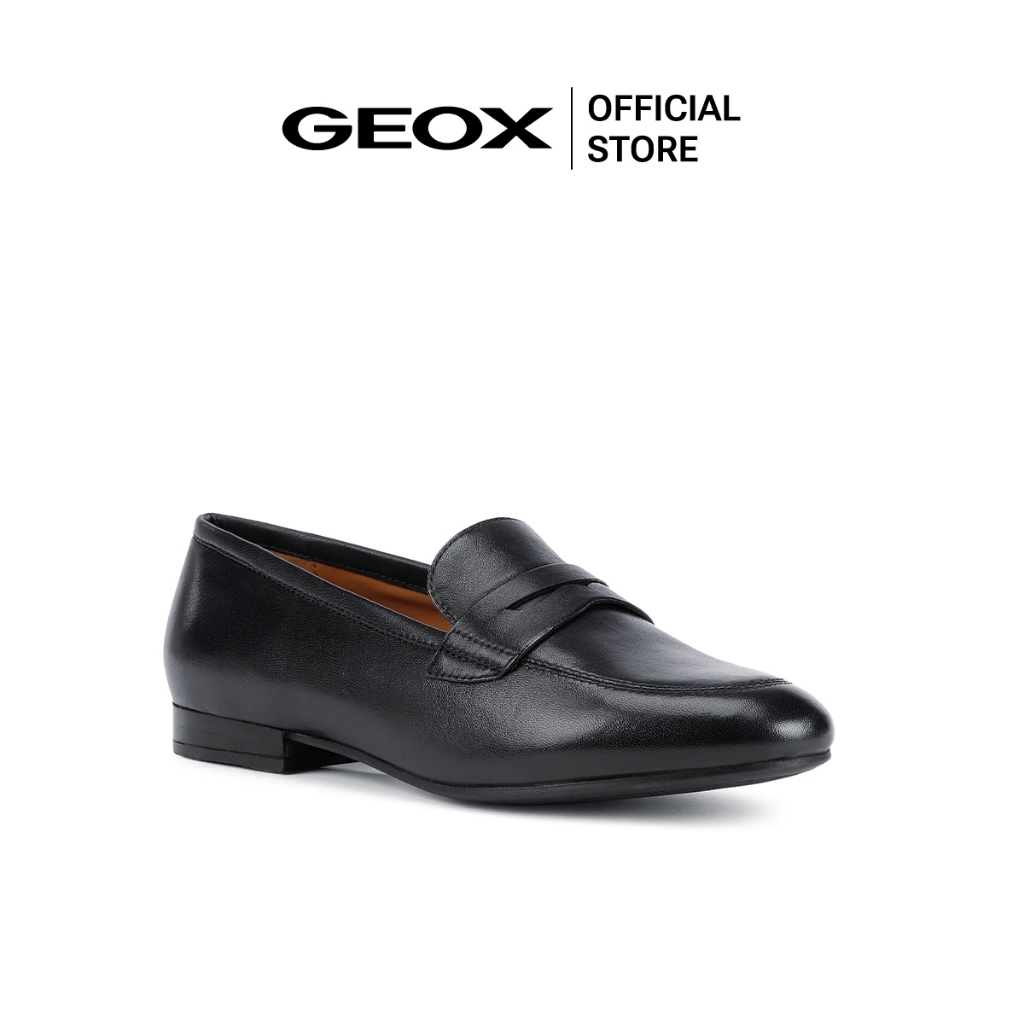 GEOX รองเท้าหนังผู้หญิง รุ่น D NEW MARLINA F - BLACK (D25SFFC9999F_H3BKXX)