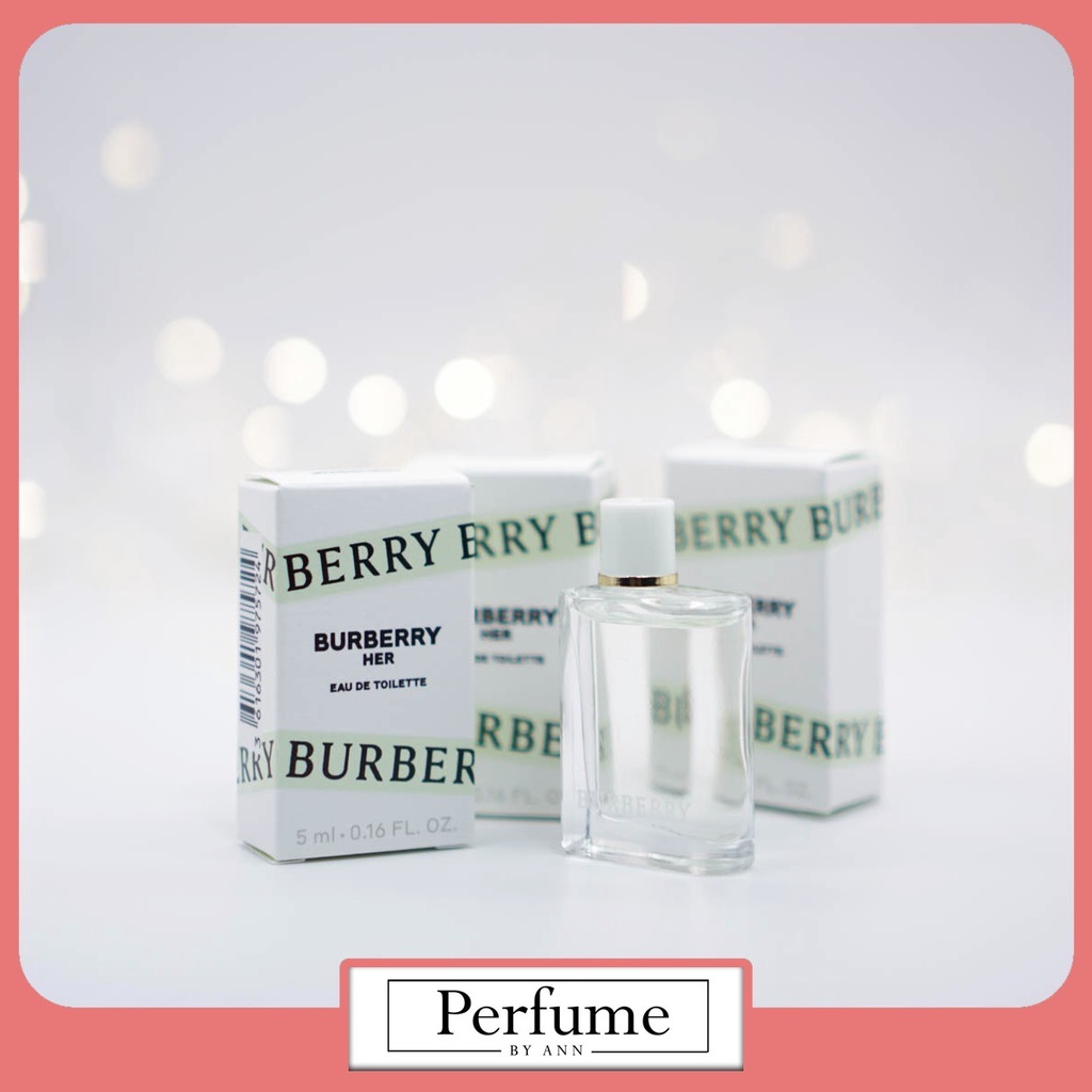 Burberxx Her EDT 5 ml ขนาดพกพา หัวแต้ม : ของแท้ 100%