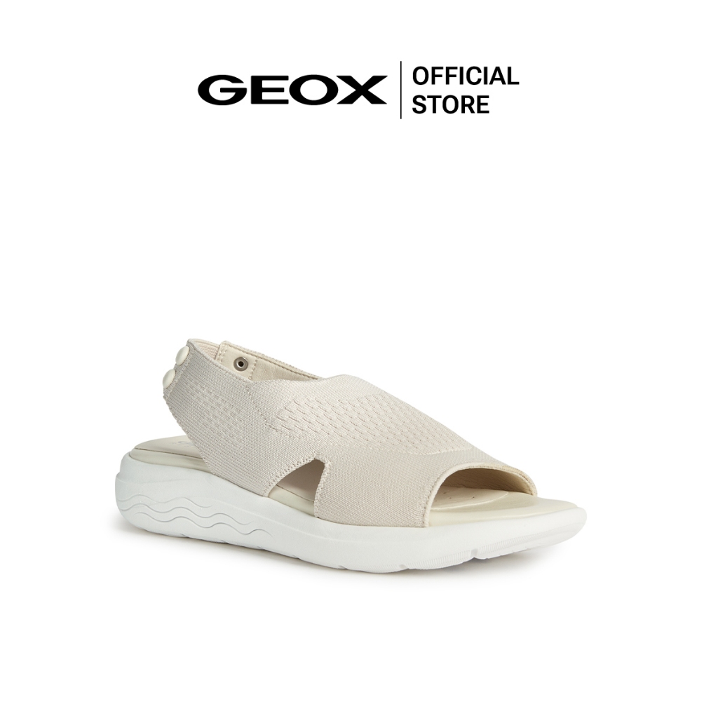 GEOX รองเท้าหนังส้นสูงผู้หญิง รุ่น D SPHERICA EC5 D - WHITE (D25SVDC1002F_S3WTXX)