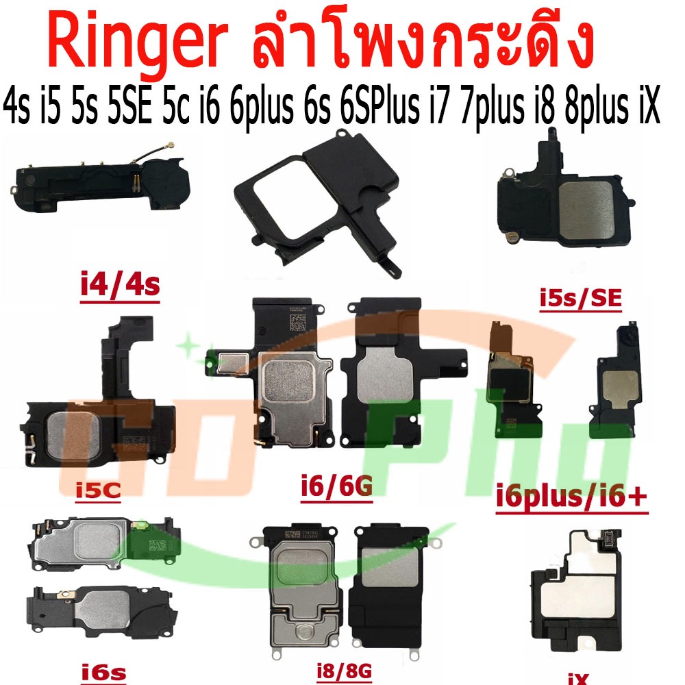 ลำโพงสนทนา / ลำโพง ไอโฟน สําหรับ i4 4s i5 5s 5SE 5c i6 6plus 6s 6SPlus i7 7plus i8 8plus iX