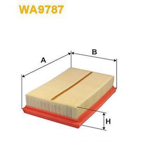 Wix กรองอากาศ CH-R ซี-เฮชอาร์ ZYX10 2ZR-FXE,CAMRY ปี18 2.5ไฮบริด WA9787 17801-21060