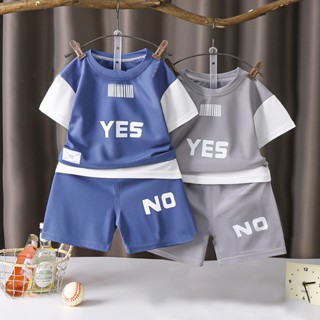 ชุดเด็กเล็ก เสื้อผ้าเด็กน่ารักมาก เสื้อยืดแขนสั้น+กางเกงขาสั…