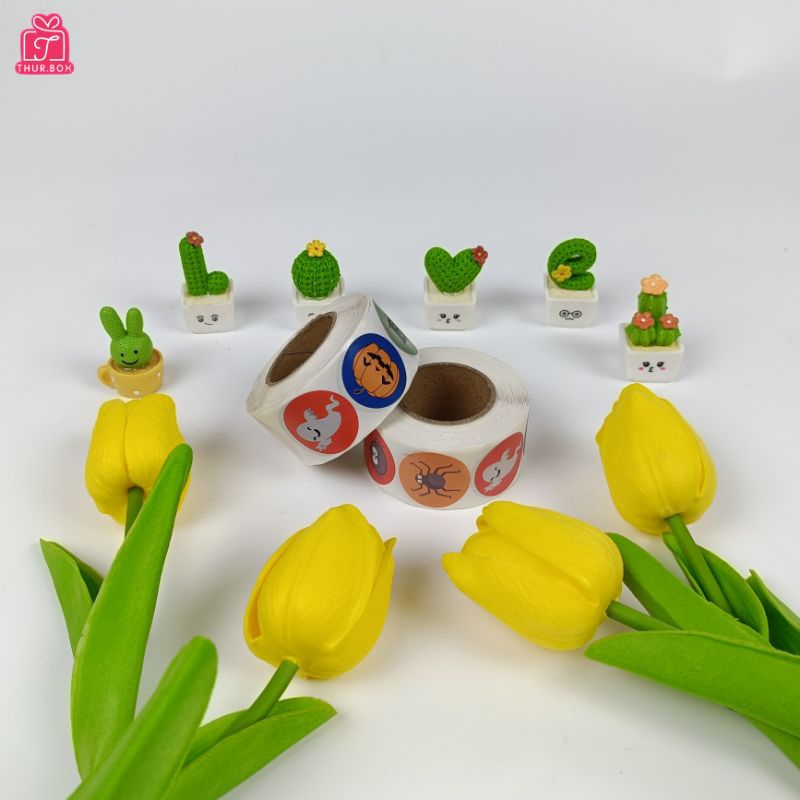 สติ๊กเกอร์ฮาโลวีน 1ม้วน 500 ดวง (1ม้วน) - รูปที่ 2