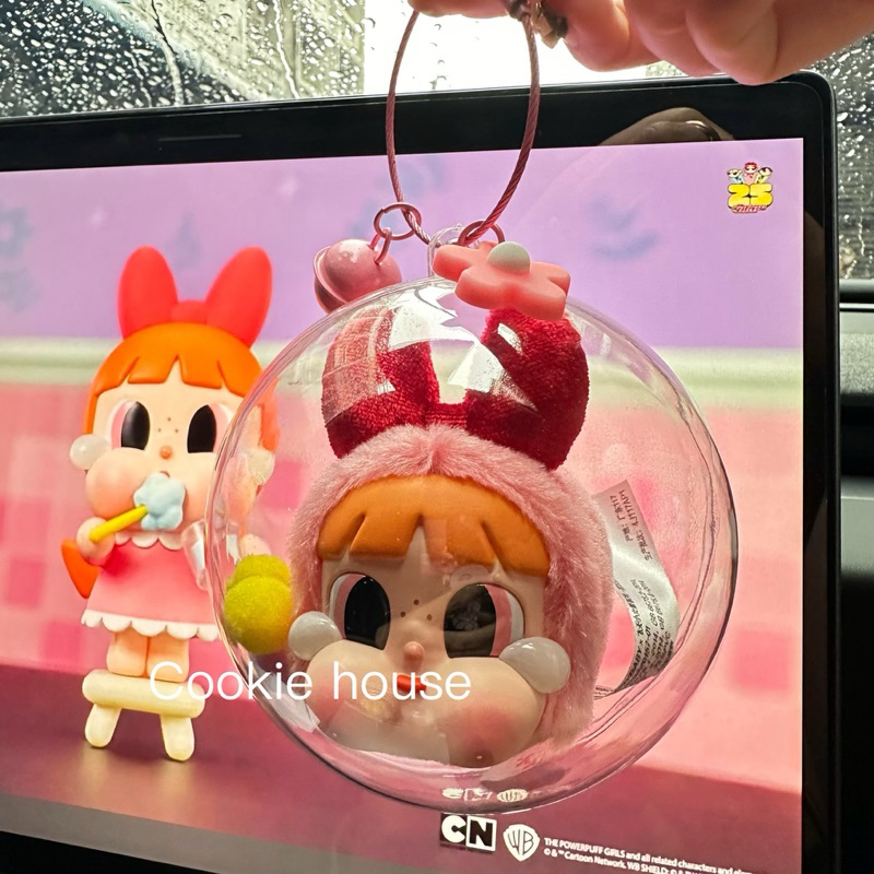 กล่องใส่ตุ๊กตาcrybaby powerpuff girls มีพวงกุญแจส่งจากไทย(ไม่มีตุ๊กตา
