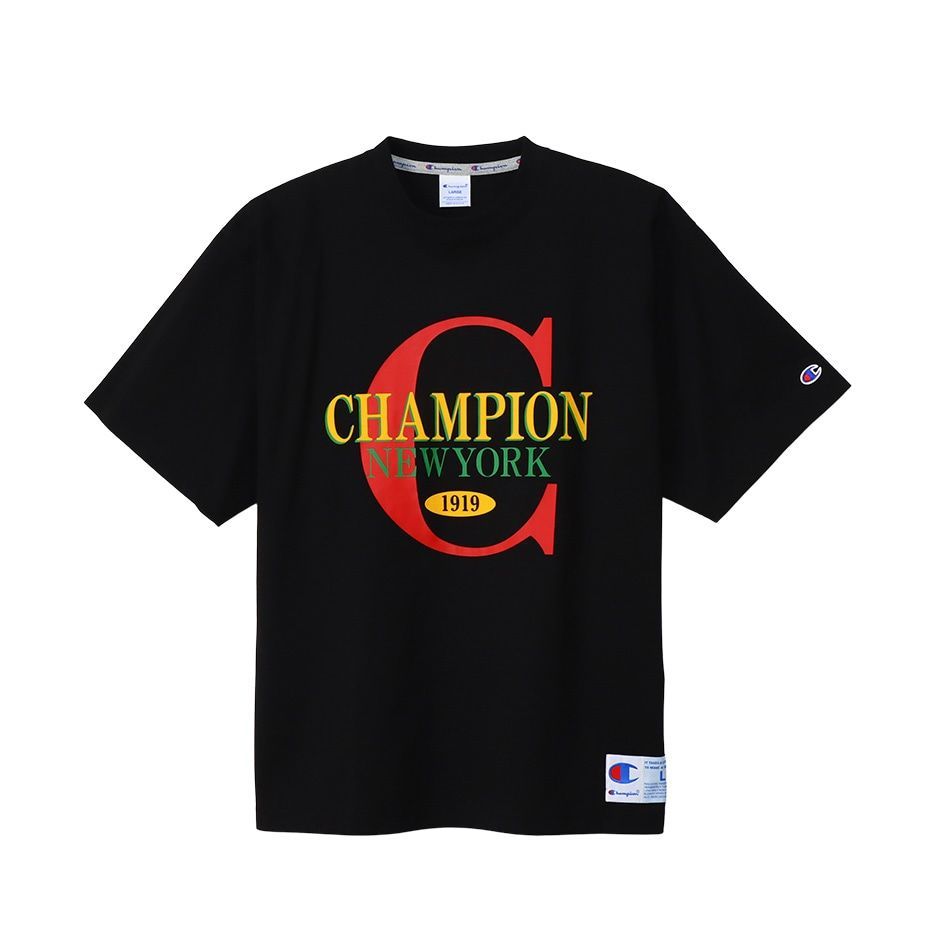 CHAMPION SHORT SLEEVE T-SHIRT-เสื้อยืดทีเชิ๊ตสำหรับผู้ชาย#C3-Z310-090