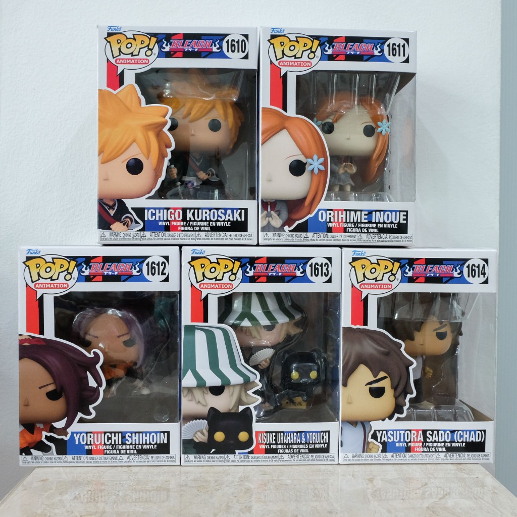 🟠 [Bleach] 🟠 Funko Pop Anime Bleach - Ichigo, Orihime, Yoruichi, Urahara, Yasutora  ของแท้ มือ 1 ตำห