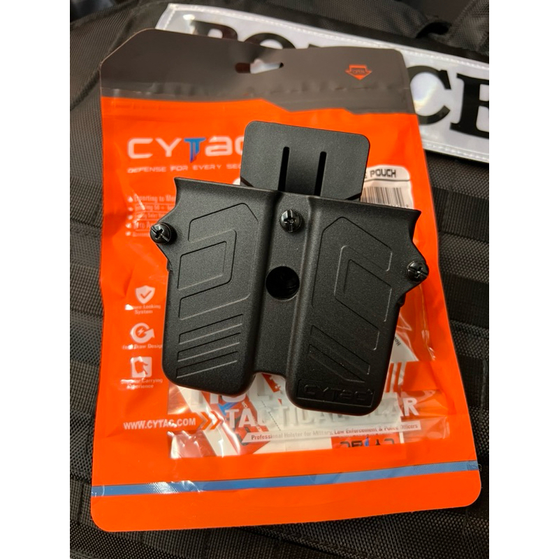 ซองสำหรับแมกคู่ 9 mm .45 cy-tac ซองปรับระดับใด้