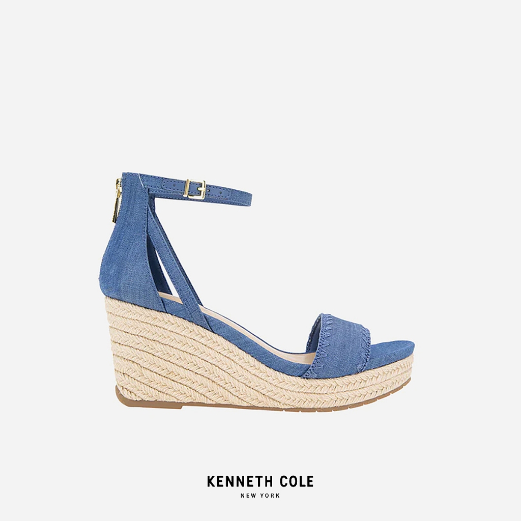 KENNETH COLE รองเท้าส้นตึกผู้หญิง รุ่น COLTON BLUE สีฟ้า ( WED - RL24CTN03-420 )