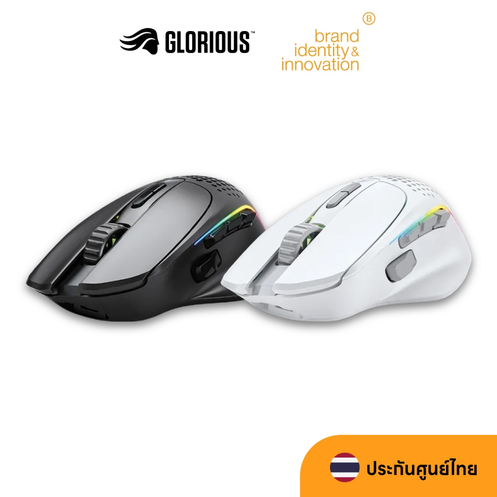 Glorious Model I 2 Mouse Wireless White/Black ไร้สาย มีให้เลือก 2 สี