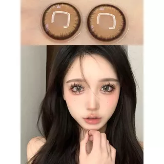 MIDROO 🌈MD คอนแทคเลนส์สี บิ๊กอาย สีน้ำตาล ลายสวยๆๆ เลนส์ชนิดนิ่มพิเศษ ใส่สวยสบายตา
