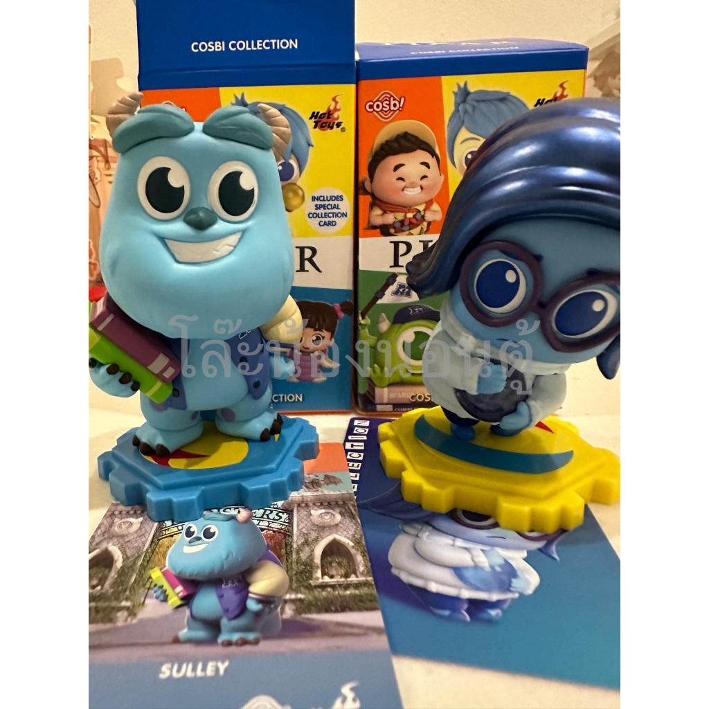 (ของแท้ แกะกล่อง แกะซอง นอนในตู้) COSBI Collection PIXAR : Sulley & Sadness