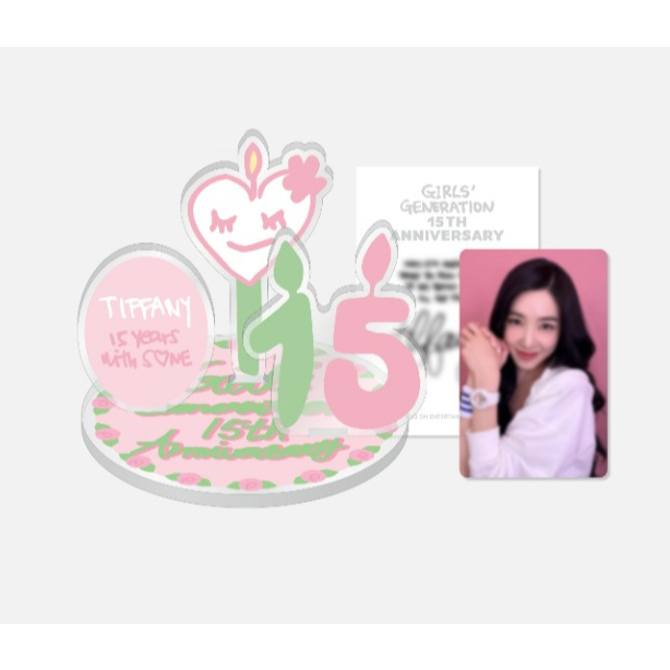 พร้อมส่ง SNSD 15th Anniversary Acrylic Stand & AR Voice Card Set