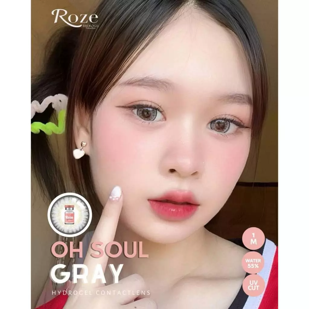 🔥คอนแทคเลนส์ ✨ขนาดบิ๊กอาย ✨ Oh soul (Rozelens)