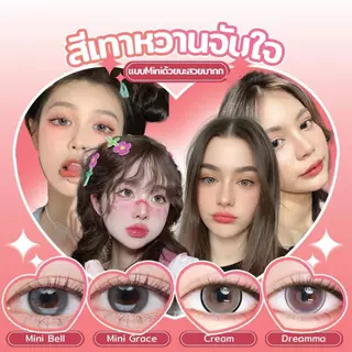 🔥คอนแทคเลนส์✨รวมสีน้ำตาล / เทา สายตาปกติ