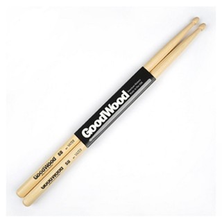ไม้กลองชุด หัวไม้ GoodWood Hickory Wood Tip Drumstick 5B By …