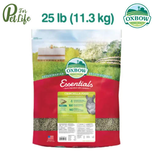 Oxbow Essentials – Chinchilla Food อาหารชินชิล่าอ๊อกโบว์​ ขนาด​ 25lb