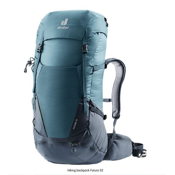 เป้ deuter รุ่น Futura 32 โลโก้ใหม่ ปี 2024 สีฟ้า Atlantic Ink