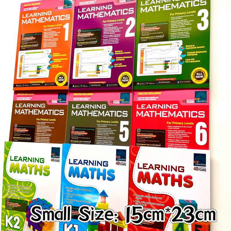 Singapore Math SAP Learning Mathematics Workbook , 9 Books Set 🚛In Stock