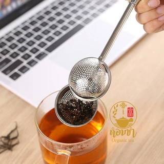 ช้อนกรองชา สแตนเลส 304 ใช้สะดวก สะอาด 1 ชิ้น 304 stainless steel tea strainer