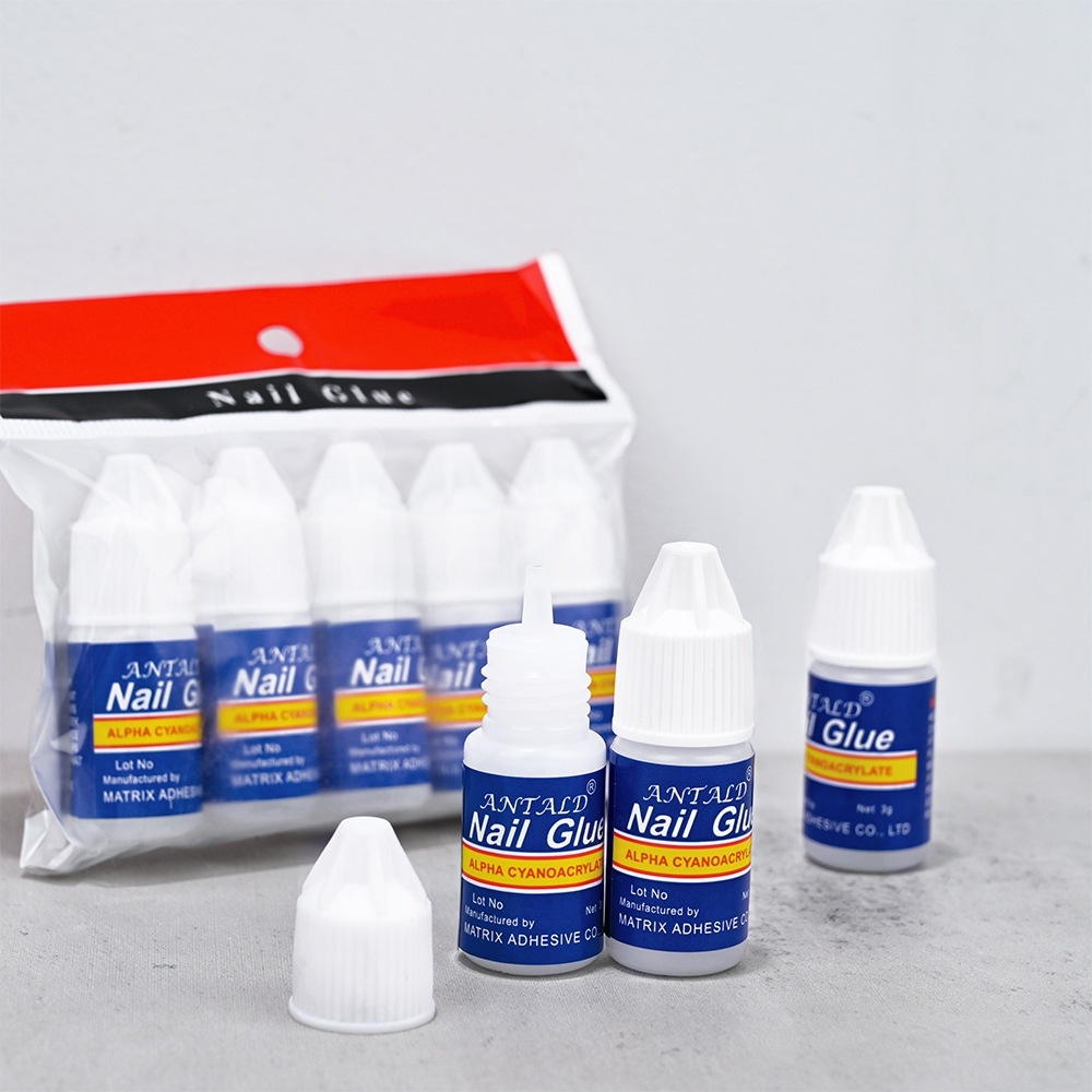 (สินค้าส่งจากไทย) กาวติดเล็บปลอม BYB Nail Glue 3g. แพ็ค 5ชิ้น - รูปที่ 3