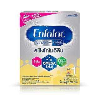 นมผง เอนฟาแล็ค สมาร์ทพลัส สูตร 1 ขนาด 600 กรัม Enfalac Smart+ 1 600 g (600 กรัม x 1 ซอง)