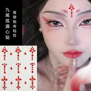 C1/2 พร้อมส่ง🇹🇭สติกเกอร์เพชรติดหน้าคริสตรัลติดหน้า มีกาวในตัว แต่งแฟนซี สวยๆเริ่ดๆออกงาน พร้อมส่งในไทยจ้า