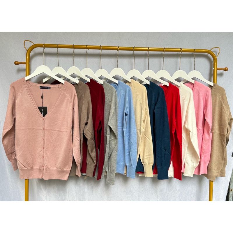 เสื้อคาร์ดิแกน ทรงzara ใส่คลุมเรียน คลุมทำงาน คลุมเที่ยว