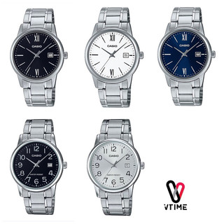 CASIO นาฬิกาผู้ชาย รุ่น MTP-V002D สายสแตนเลส