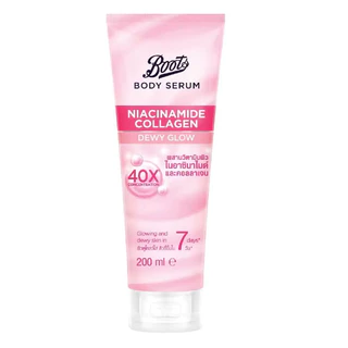 พร้อมส่ง Boots Niacinamide Pro-retinol bodylotion เพื่อผิวเปล่งปลั่ง อ่อนเยาว์ 200 ml