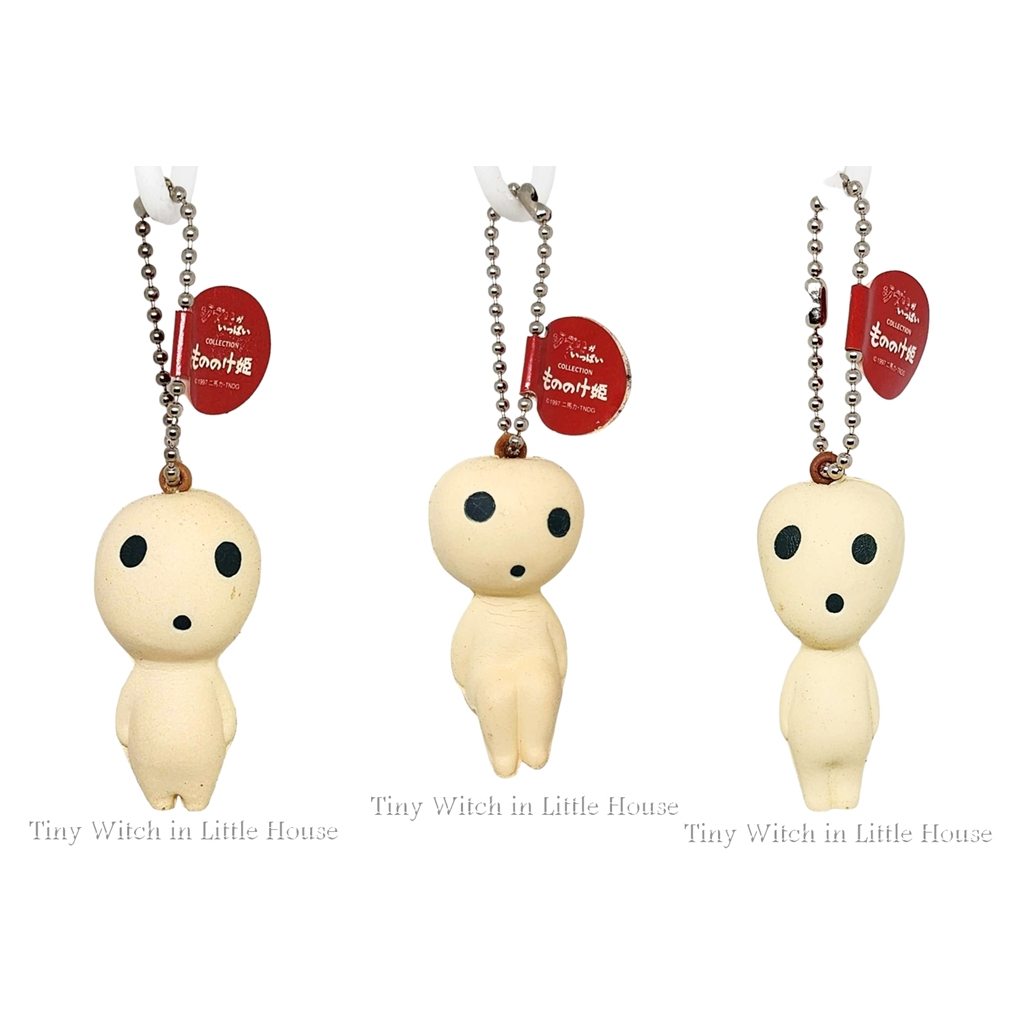 Studio Ghibli Princess Mononoke Kodama Ghibli Novelty Keychain (Squishy) พวงกุญแจโคดามะ จาก เจ้าหญิง