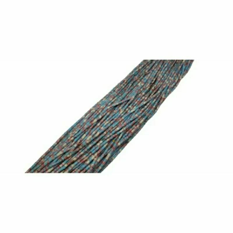 หินหลากสี 1 เส้น หินเทอร์ควอยส์ หินฮาวไลท์ เม็ดขนาด 2มม. 1 Strand of Multi Stone Heishi 2mm Bead Jewelry Making Supply - รูปที่ 2