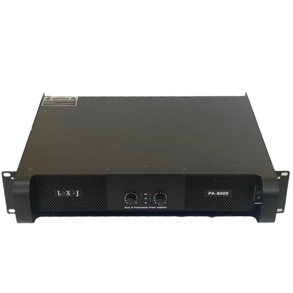 Professional poweramplifier เพาเวอร์แอมป์ 1200W PMPO เครื่องขยายเสียง PA-6000 JOJO AUDIO