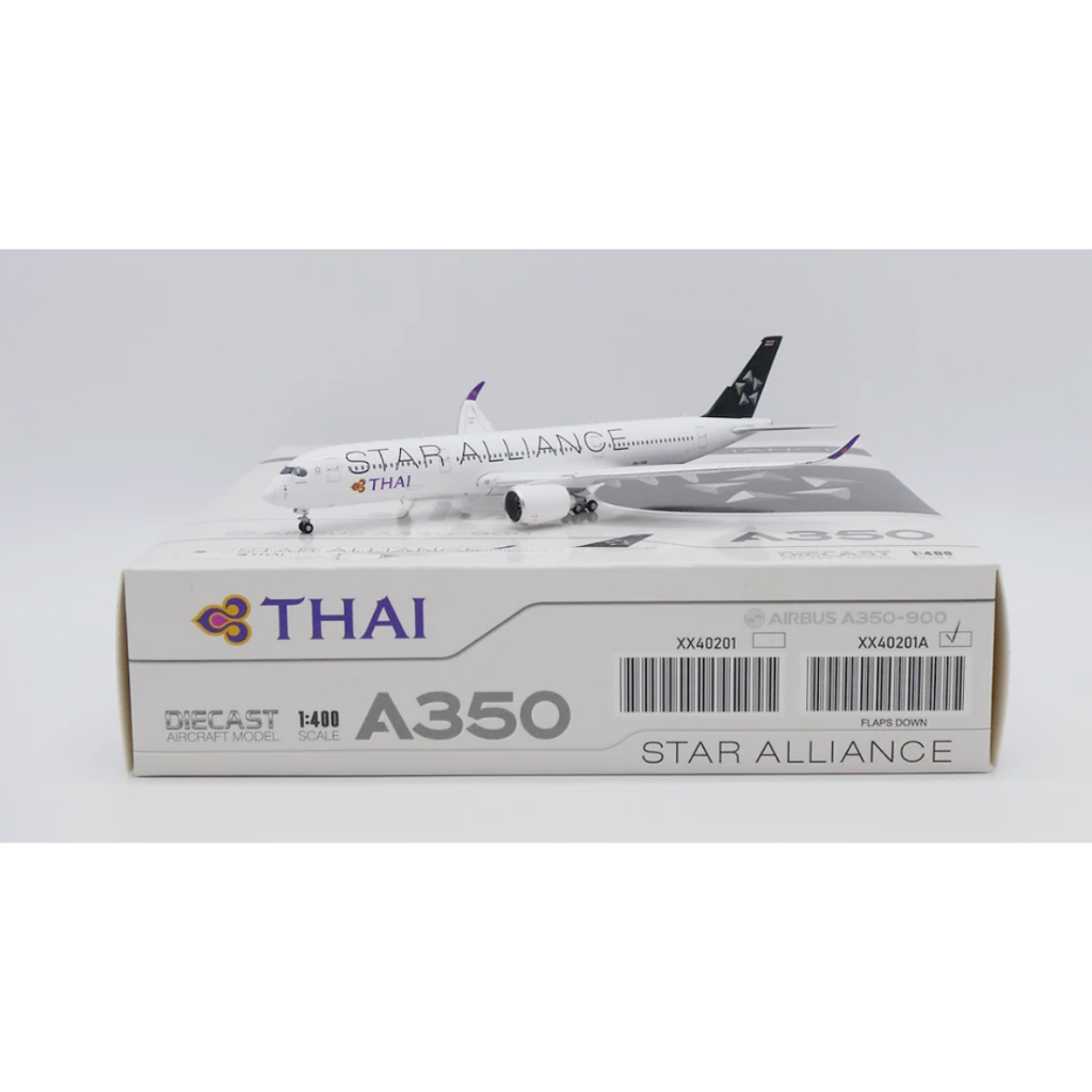 โมเดลเครื่องบิน Thai Airways การบินไทย Airbus A350-900 Star Alliance XX40201 [พร้อมส่ง]