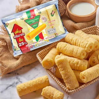 นมแท่ง ข้าวโพดอบกรอบในตำนาน เพิ่มปริมาณ 25% (2 แพ็ค 12 ซอง)